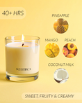 Load image into Gallery viewer, Coconut + Mango Soy Candle