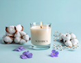 Load image into Gallery viewer, Cotton + Violet Soy Candle