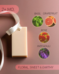 Load image into Gallery viewer, Rose + Basil Coconut Soy Wax Closet Fresheners