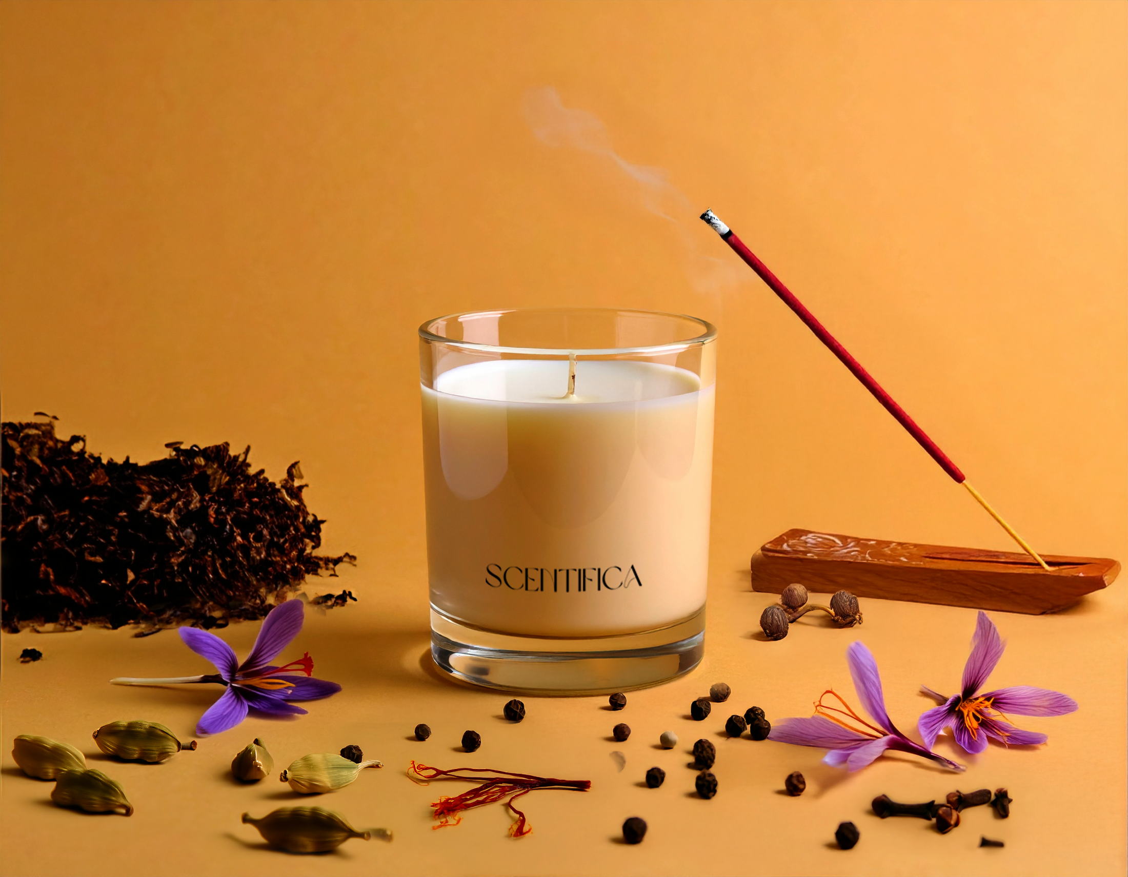 Incense + Cardamom Soy Candle