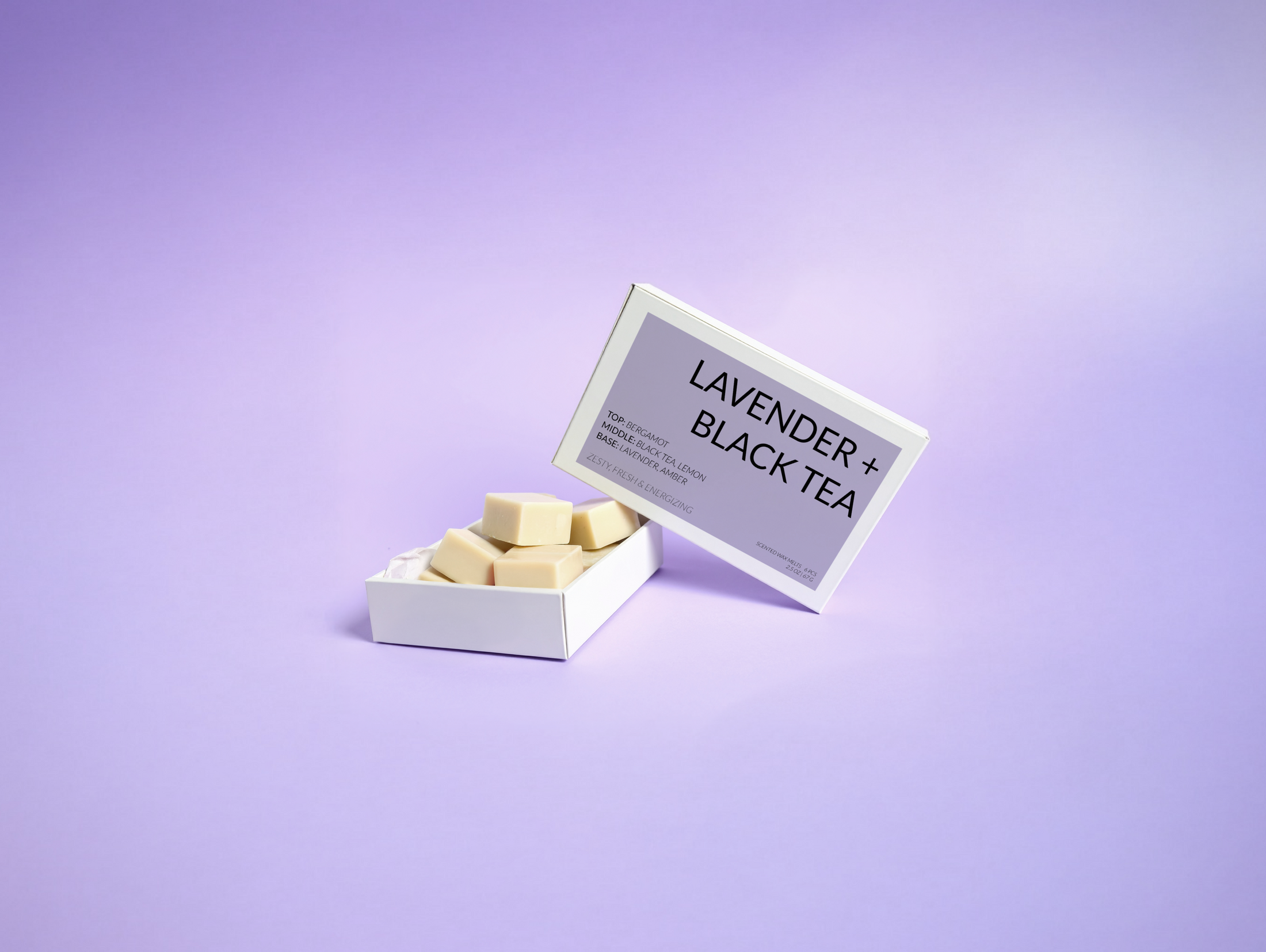 Lavender + Black Tea Coconut Soy Wax Melts