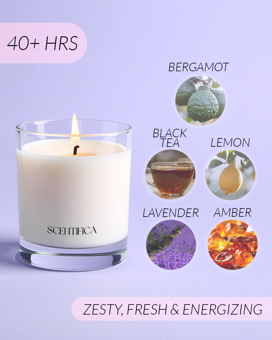 Lavender + Black Tea Soy Candle