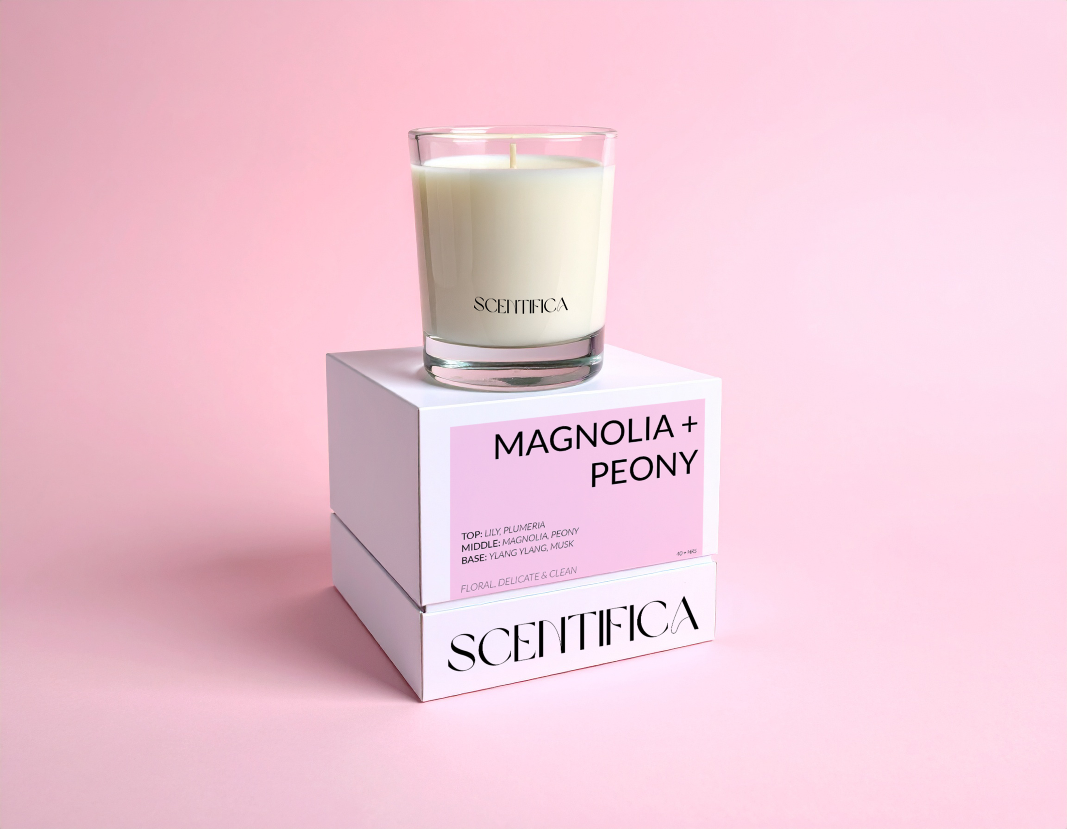 Magnolia + Peony Soy Candle