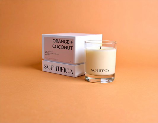 Orange + Coconut Soy Candle