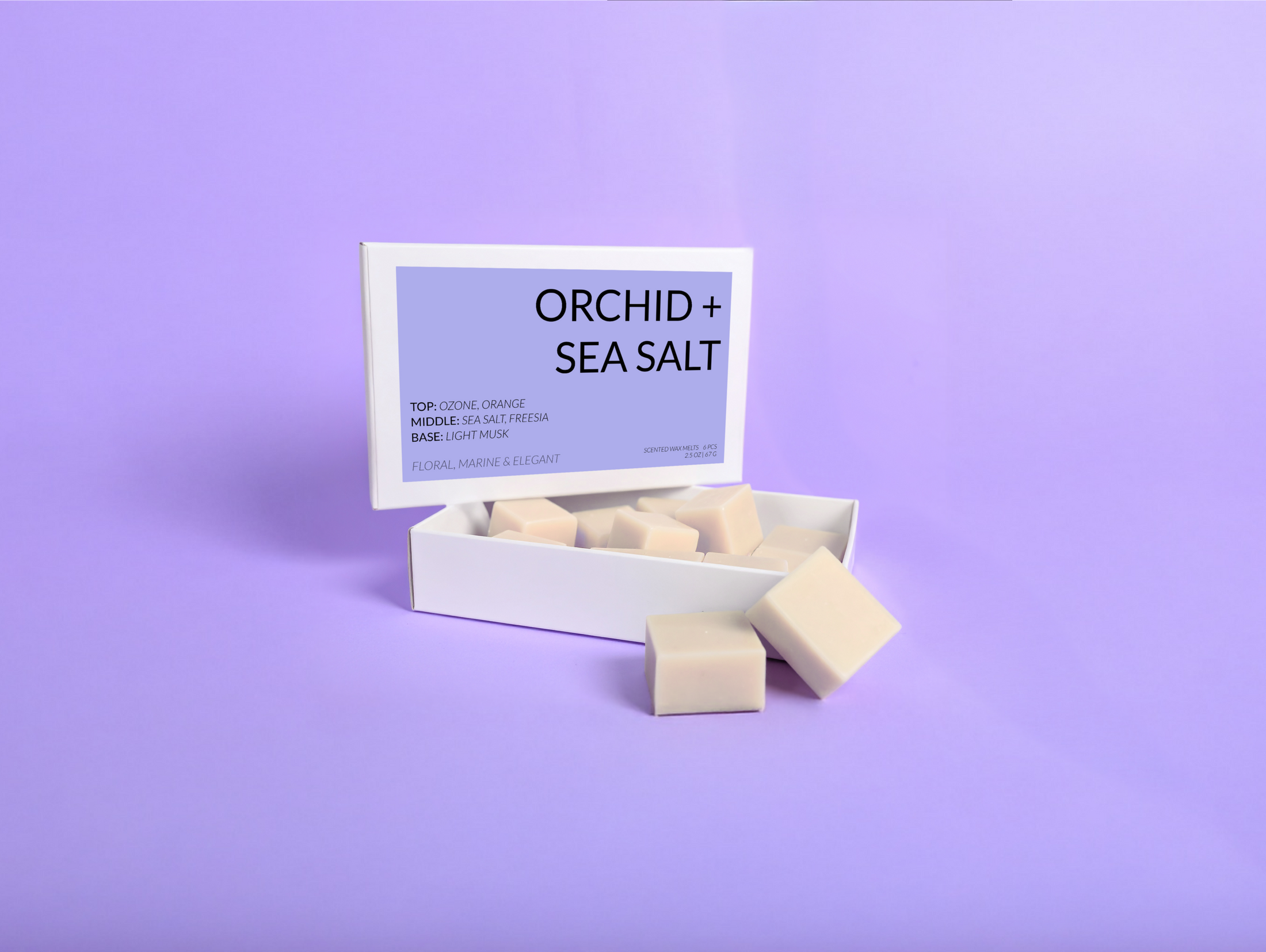 Orchid + Sea Salt Coconut Soy Wax Melts
