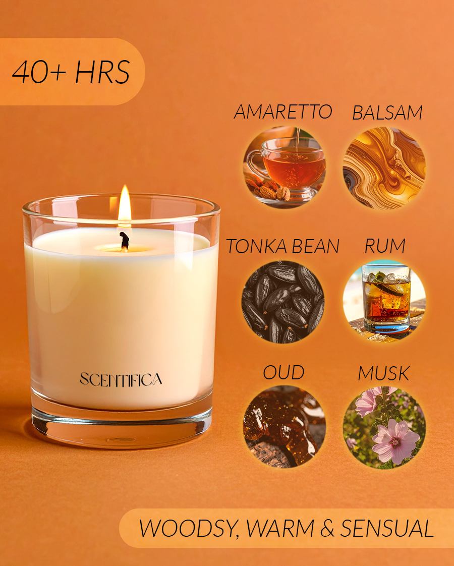 Oud + Tonka Soy Candle