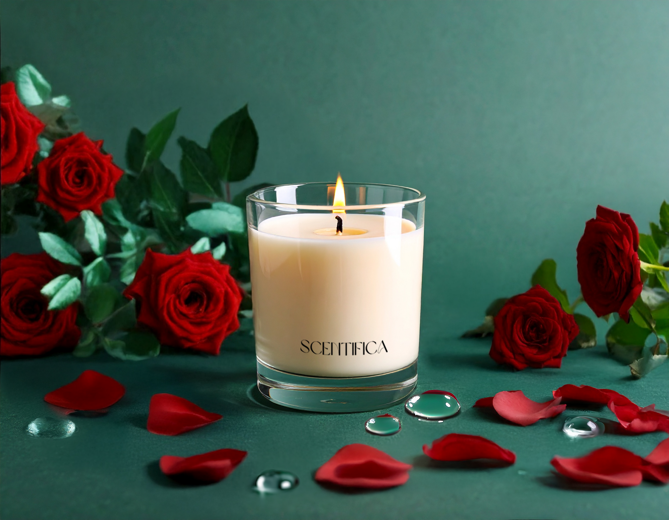 Rose + Basil Soy Candle