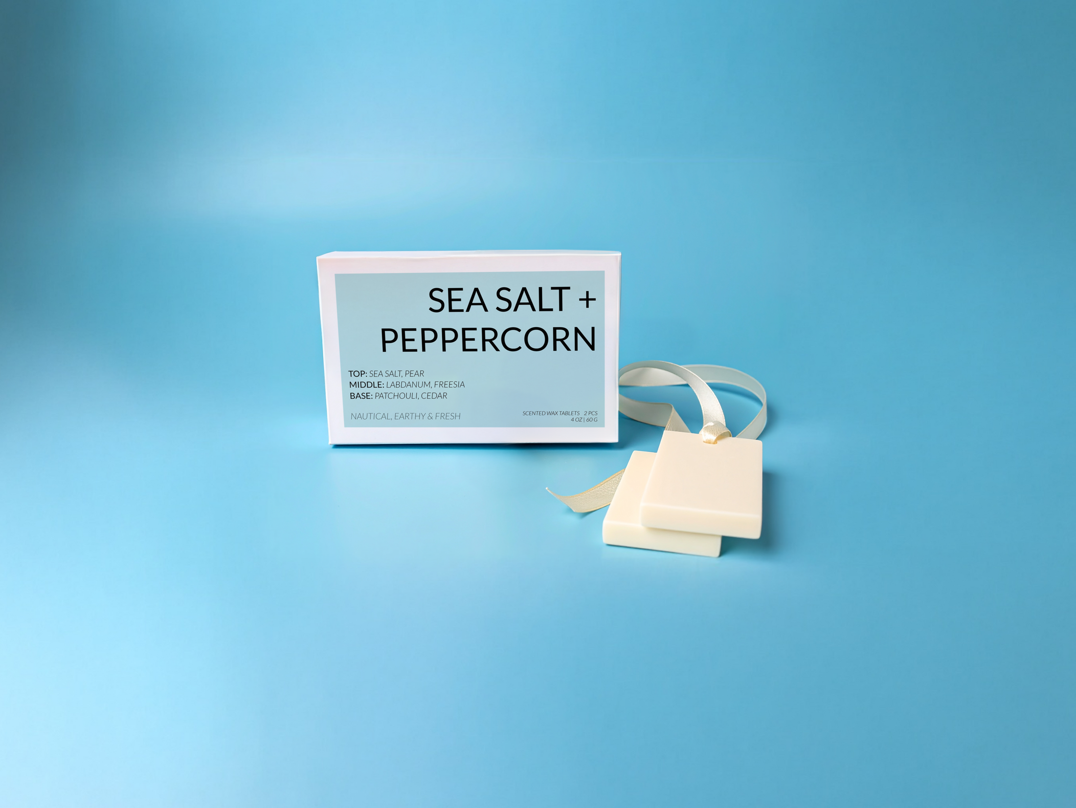 Sea Salt + Peppercorn Coconut Soy Wax Closet Fresheners