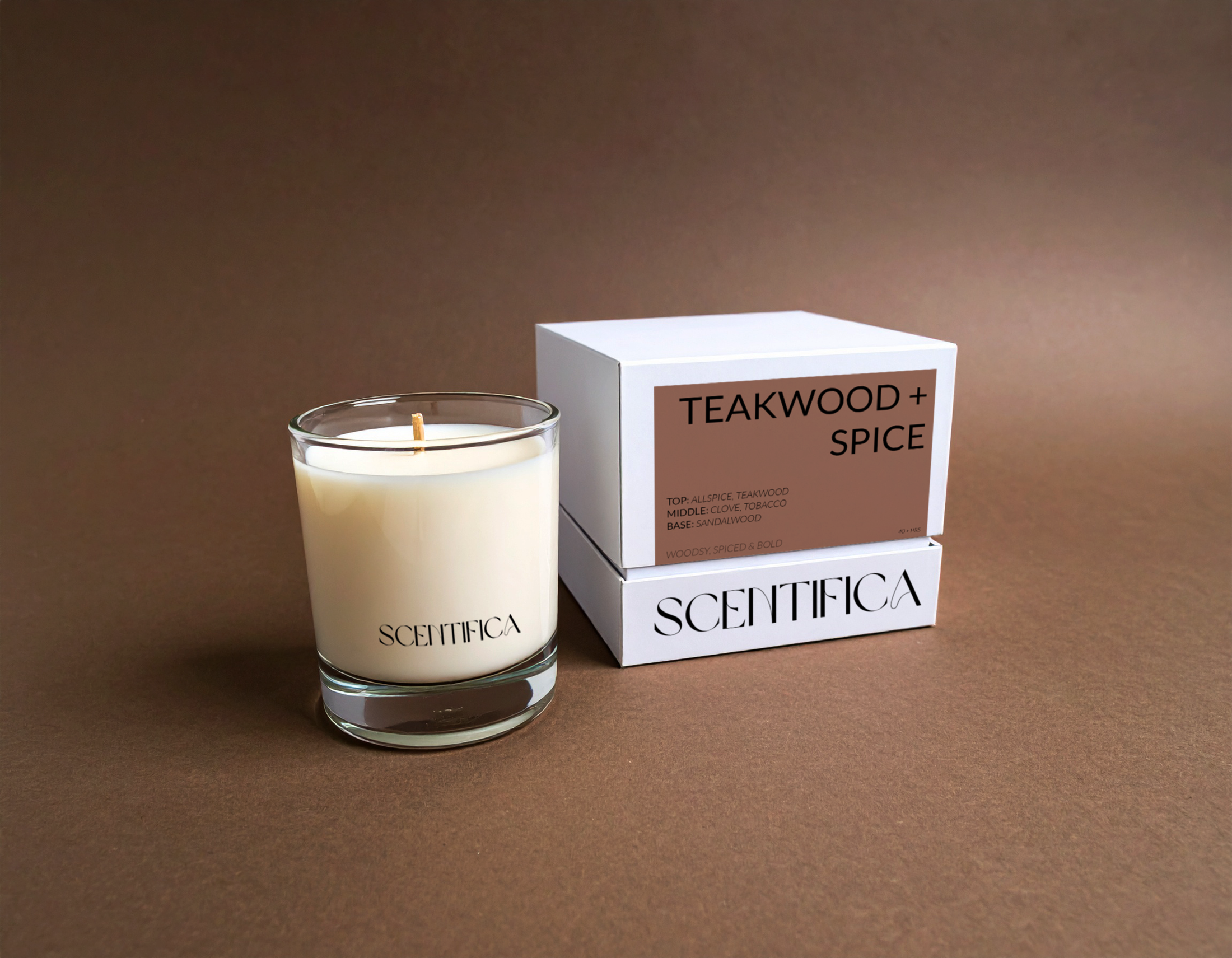 Teakwood + Spice Soy Candle