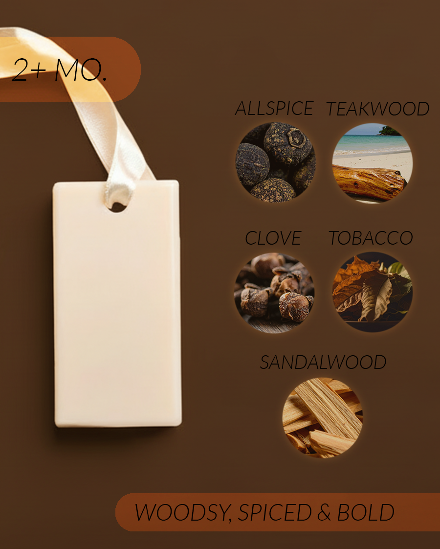 Teakwood + Spice Coconut Soy Wax Closet Fresheners