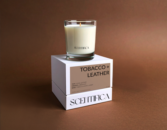 Tobacco + Leather Soy Candle