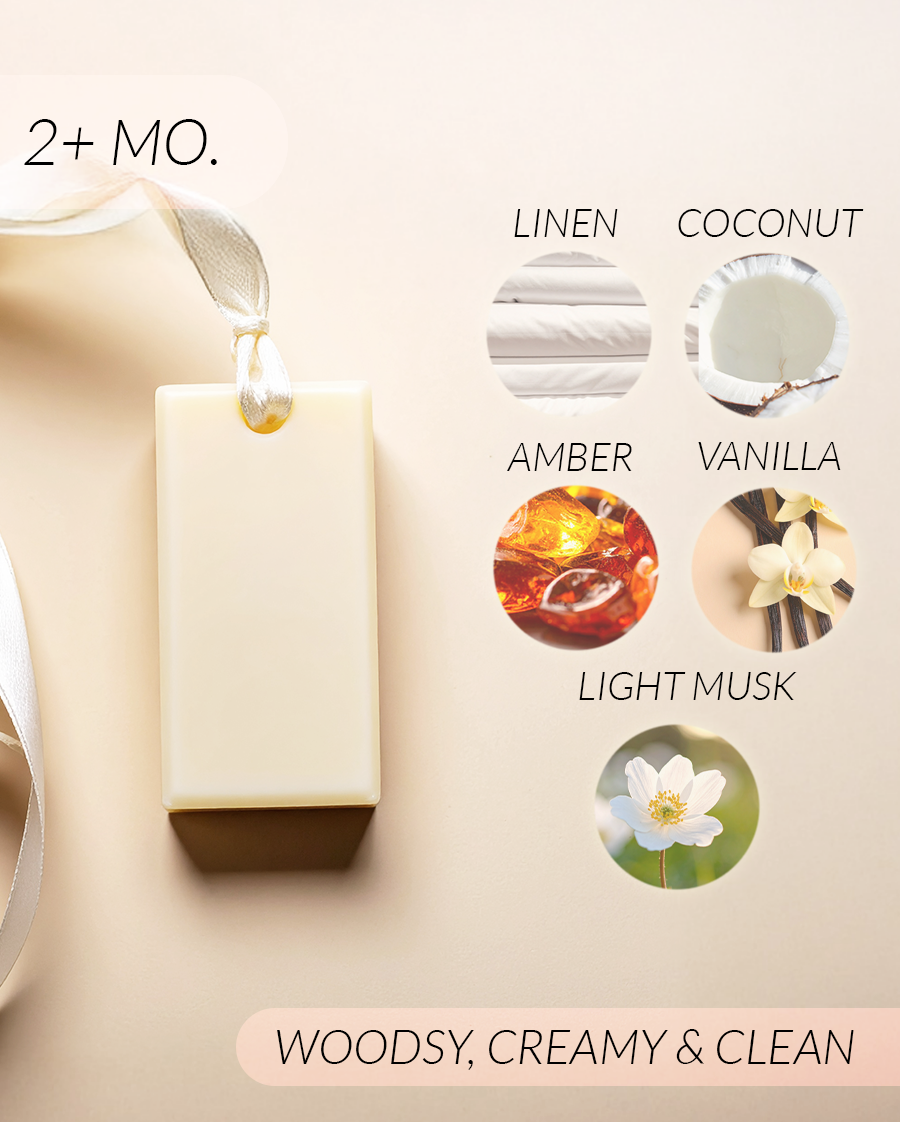 Vanilla + Musk Coconut Soy Wax Closet Fresheners