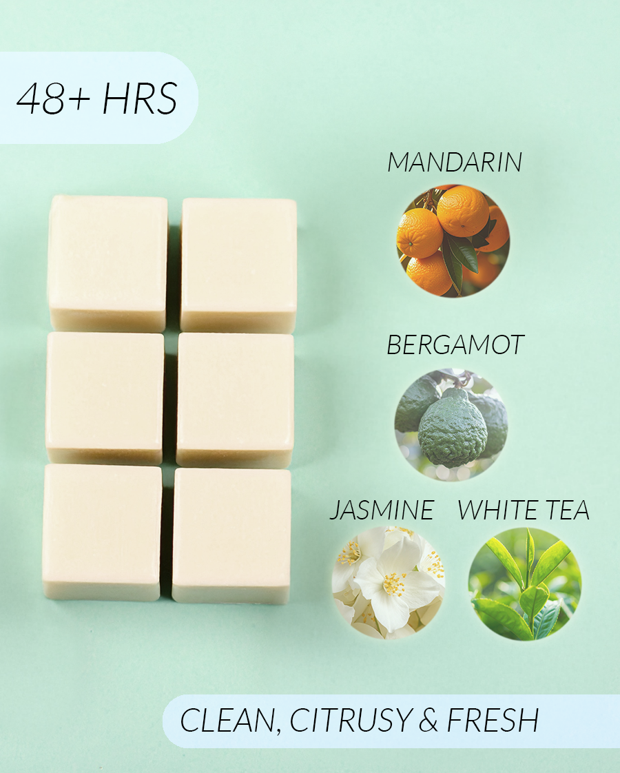 White Tea + Bergamot Coconut Soy Wax Melts